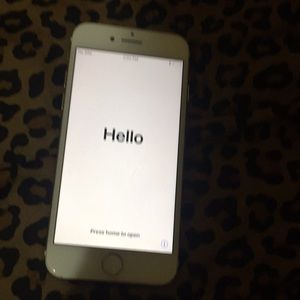 The phone is on lock